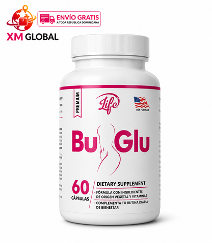 BU-GLU EL SUPLEMENTO IDEAL PARA AUMENTAR TUS GLUTEOS  | 60 Cápsulas