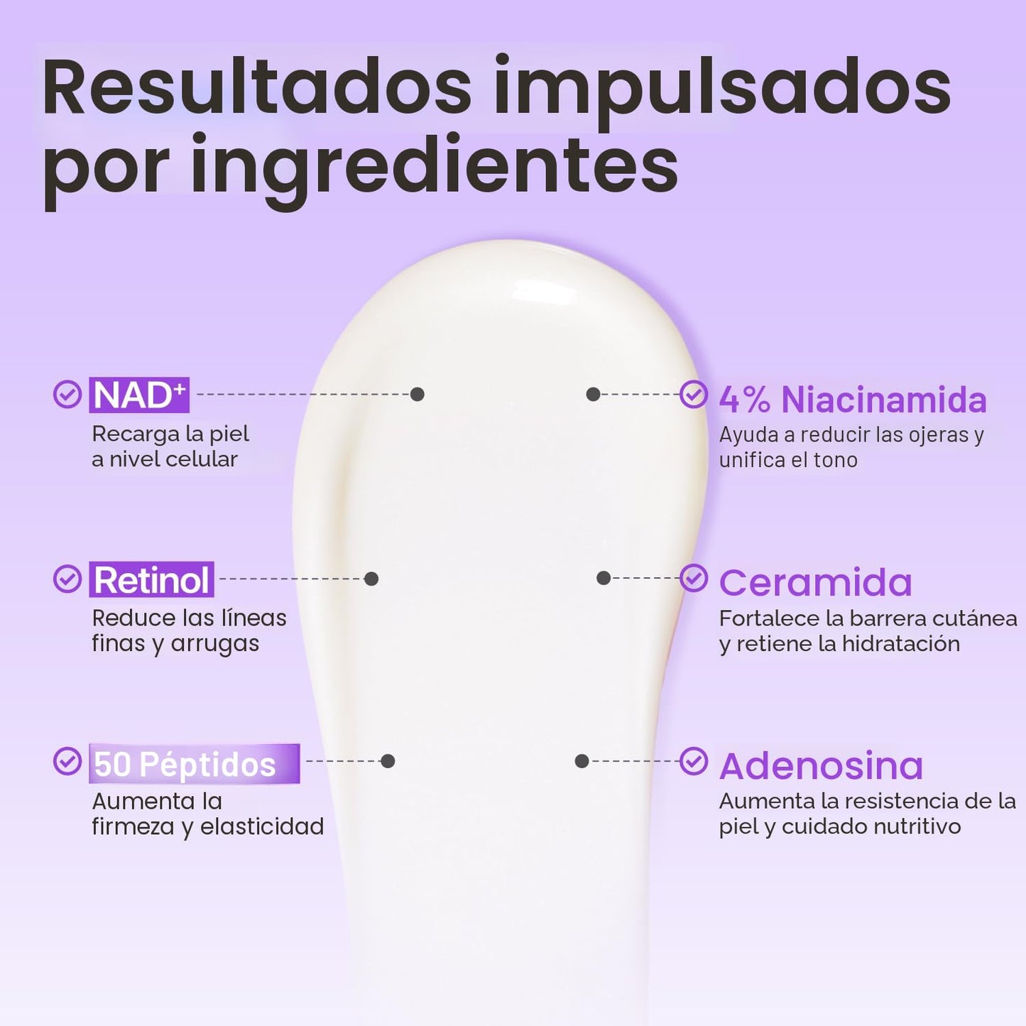 Crema de Ojos con NAD+ y Retinol para Ojeras, Arrugas y Mirada Cansada