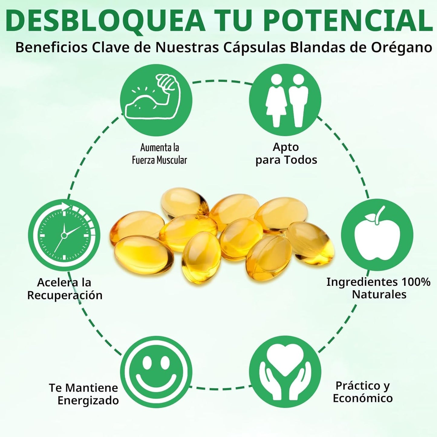 ACEITE DE OREGANO (2 CAPSULAS POR DIA) PARA MUJERES Y HOMBRES