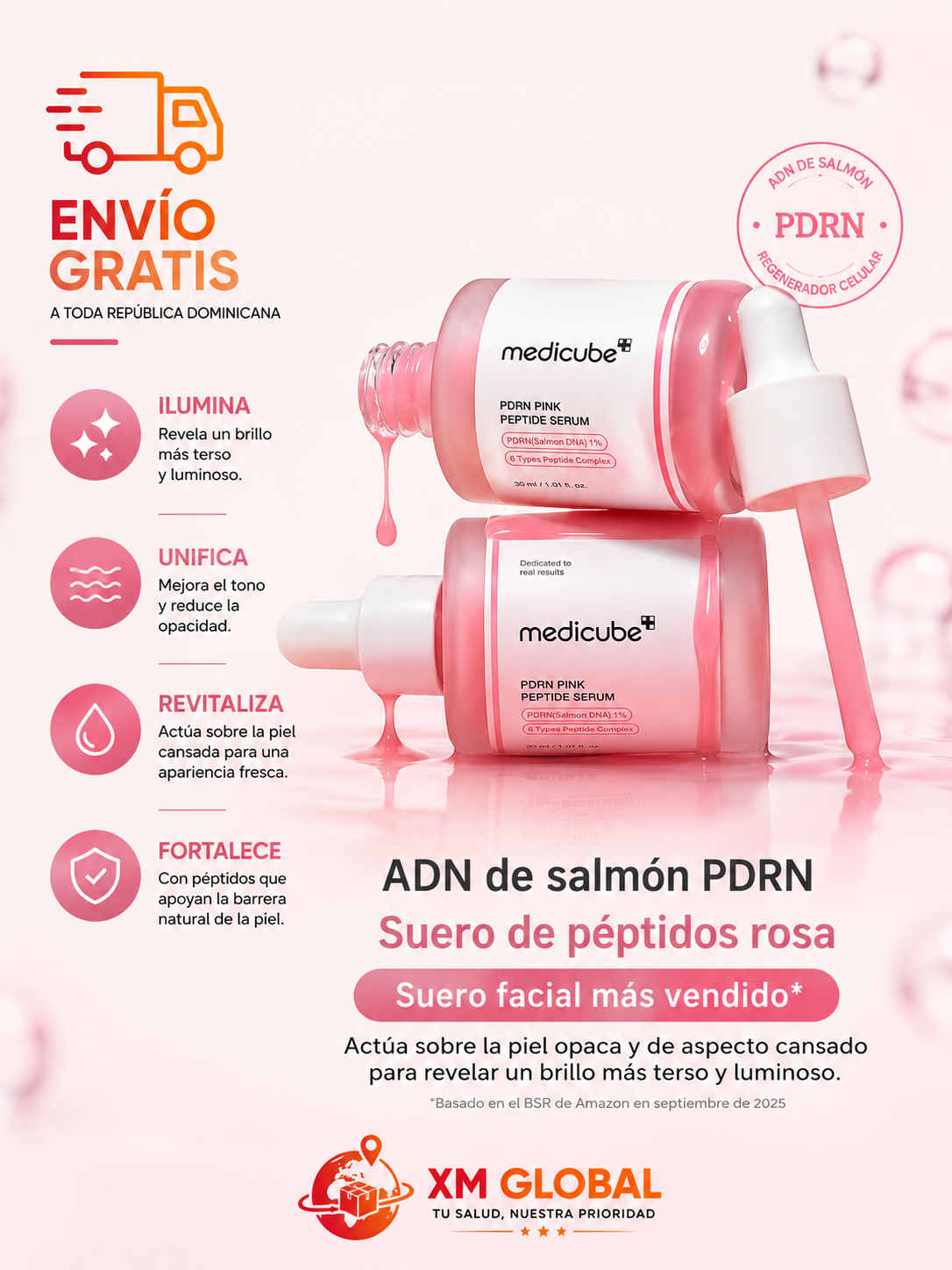 ADN-SALMON-SUERO MEDICURE DE PEPTIDOS COREANO