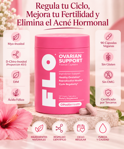 "OvarianSupport— Regula tu Ciclo menstrual, Mejora tu Fertilidad y Elimina el Acné Hormonal—Todo con un Solo Suplemento"