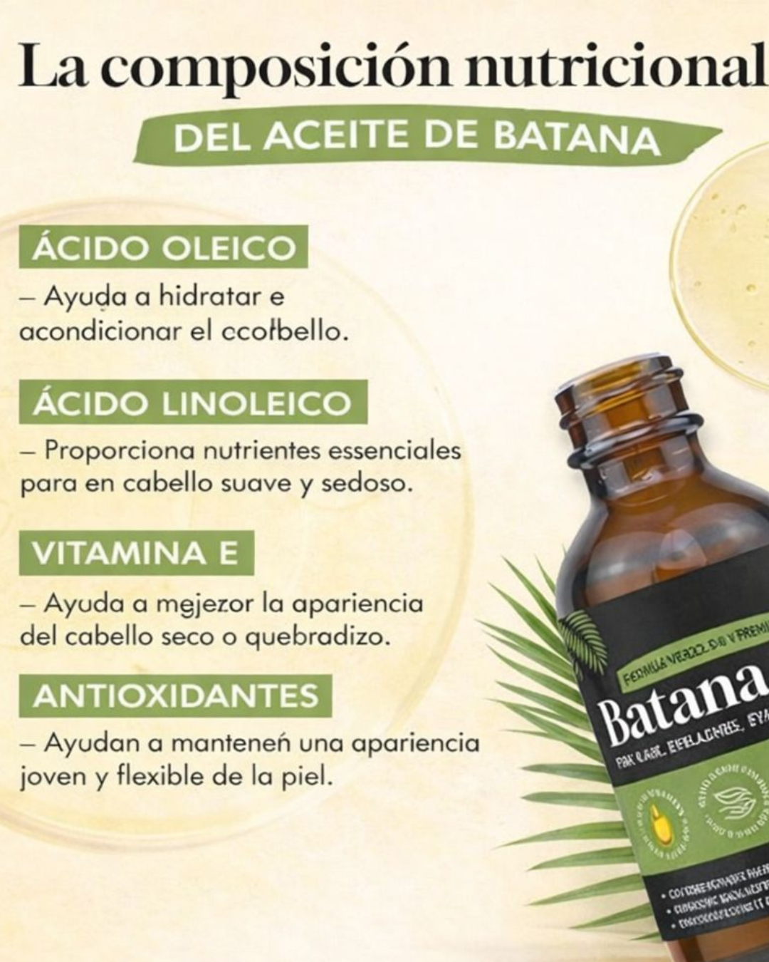 Aceite de Batana 100% Puro para Crecimiento y Reparación Capilar ( Mujeres y Hombres) 2x1