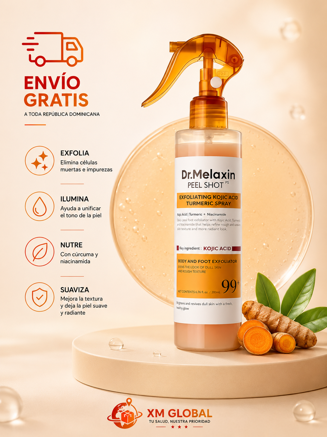 Exfoliante para el cuidado de la piel. Aclara entre piernas cuello, axilas y mas ofertas solo por hoy envio gratis.